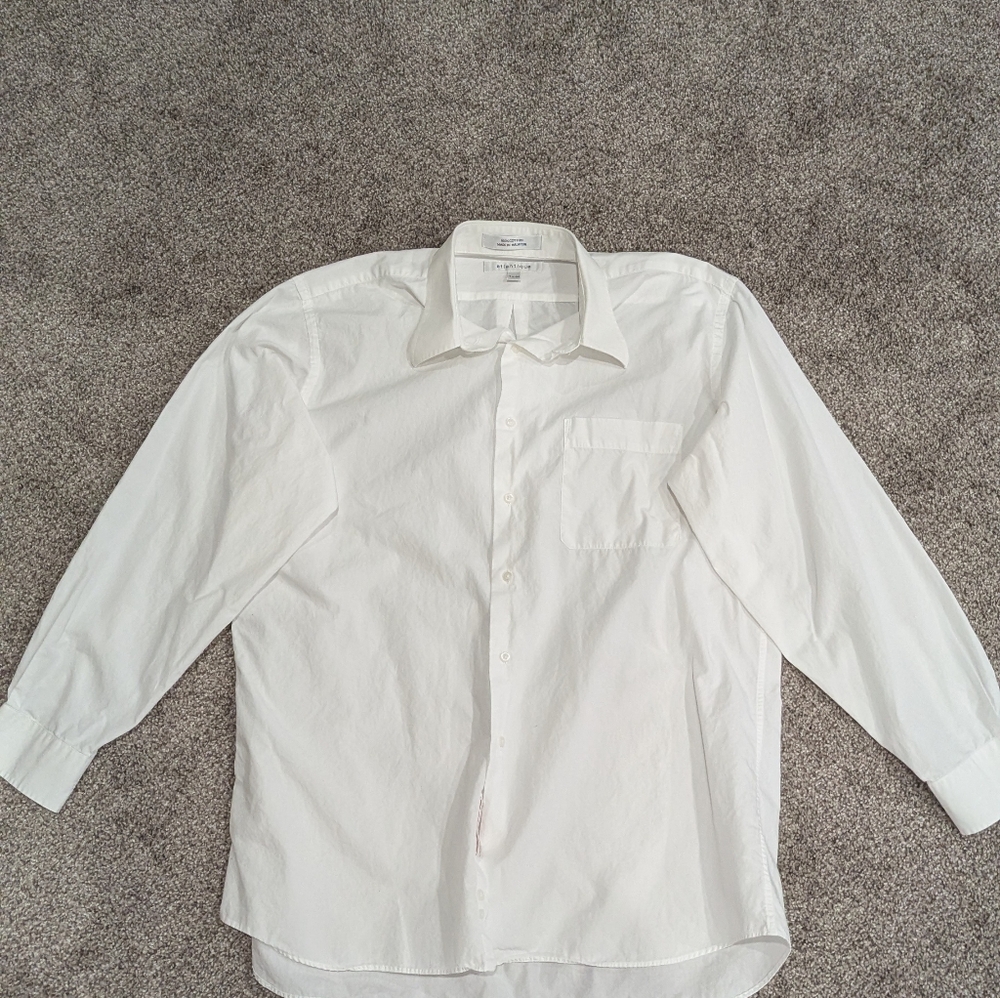 Crisp White Dress Shirt By Atlantique